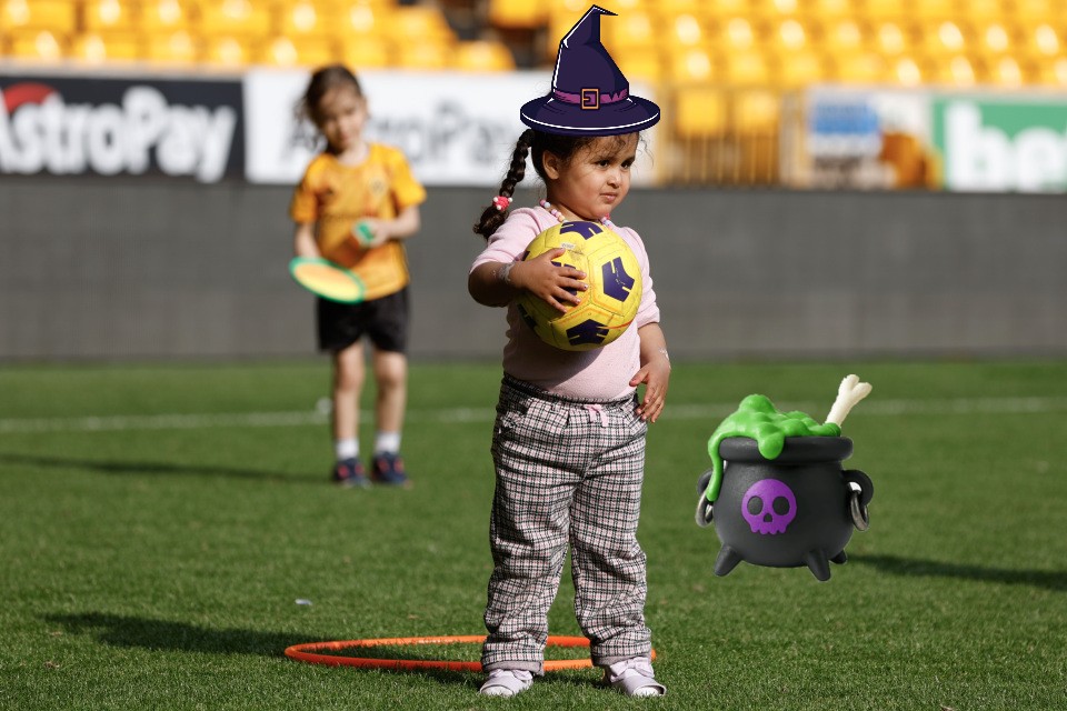 Yo! Active Ghostly Goals and More block mentored by Wolves Foundation