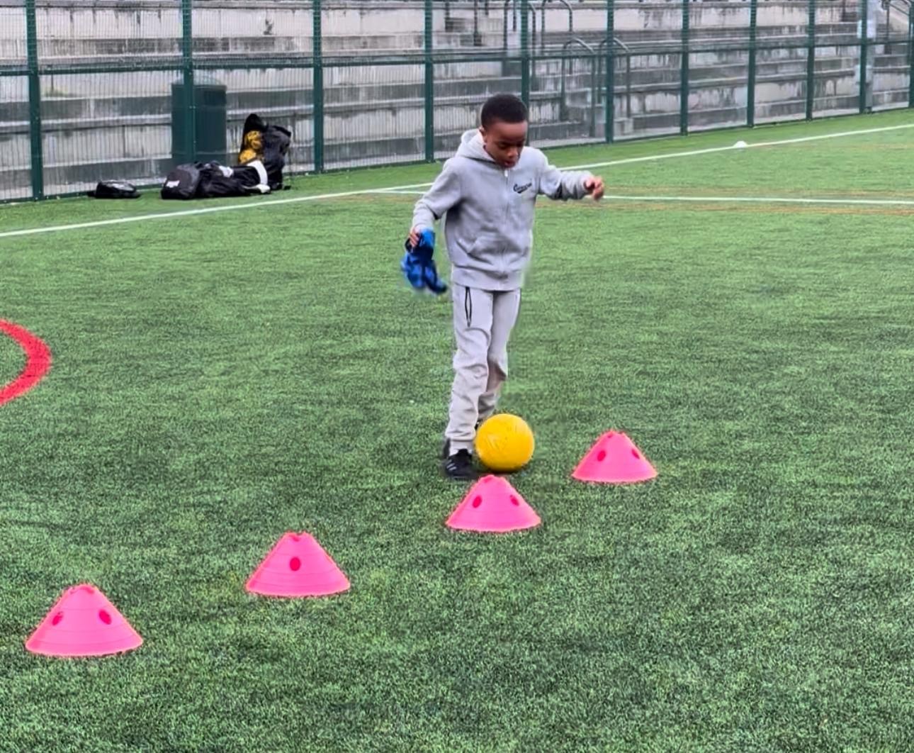 Weekly Football Sessions with BiG block mentored by BiG (Besty's Inspirational Guidance) C.I.C.