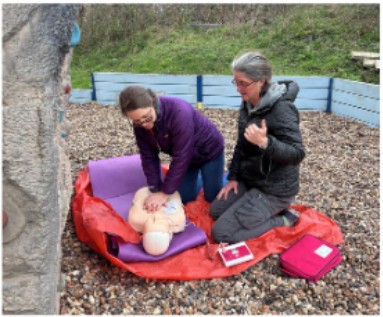 ITC L3 Award Outdoor First Aid block mentored by Sarah Walker