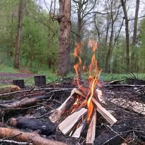 Forest Families - Bushcraft Holiday Club block mentored by Sian