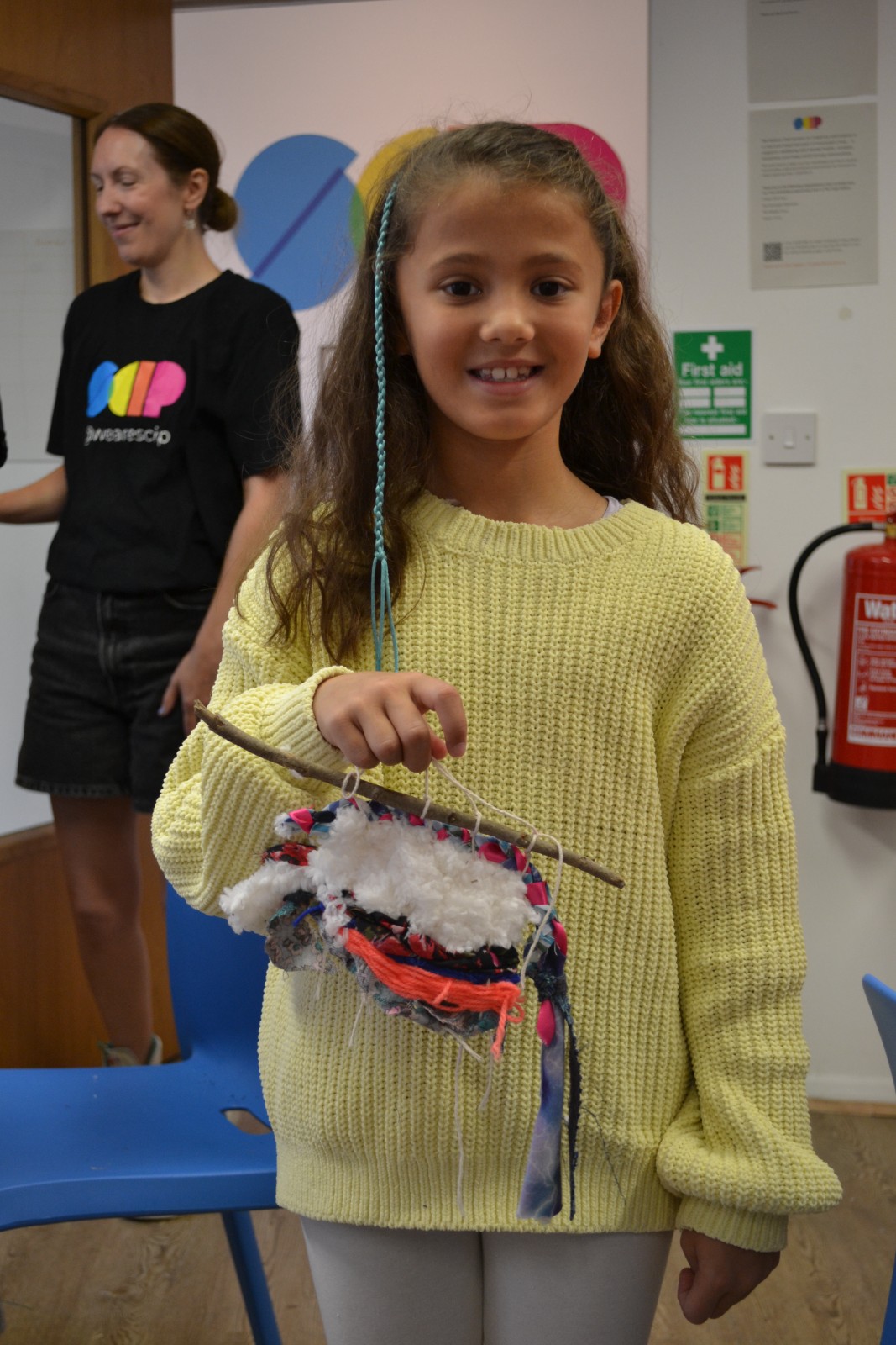 Weaving HAF 7-11 block mentored by Sussex Contemporary Illustrators & Printmakers (SCIP)