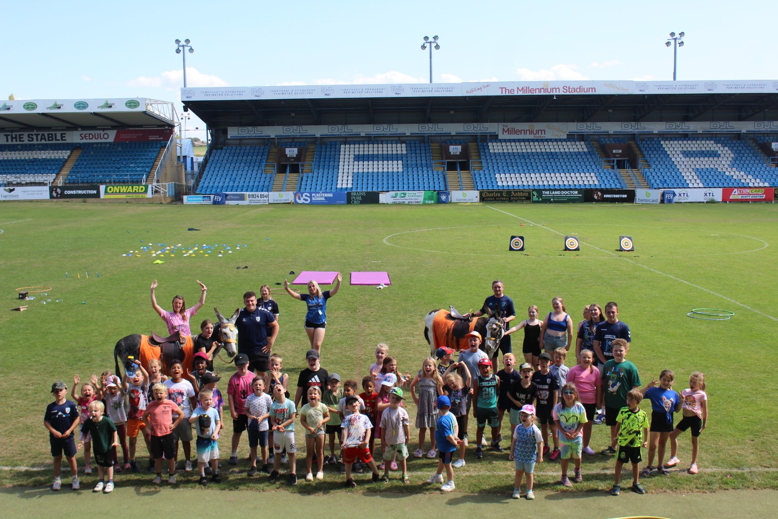 Featherstone Rovers Holiday Camp block mentored by Featherstone Rovers Foundation
