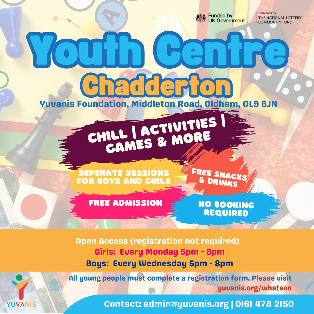 Chadderton - Yuvanis Youth Centre block mentored by Yuvanis Foundation
