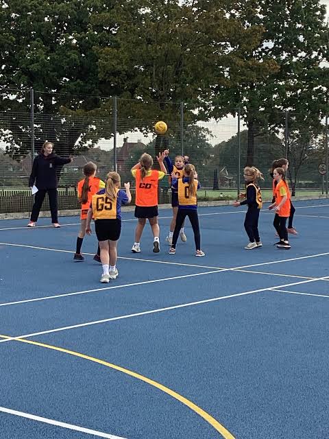 St Botolphs Netball club block mentored by The PE Shed