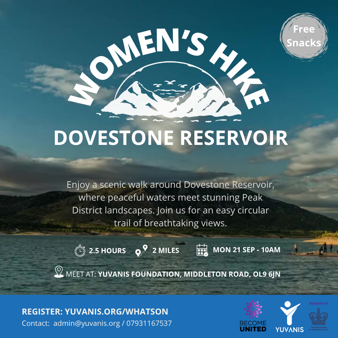 Women's Hike : Dovestone Reservoir block mentored by Yuvanis Foundation