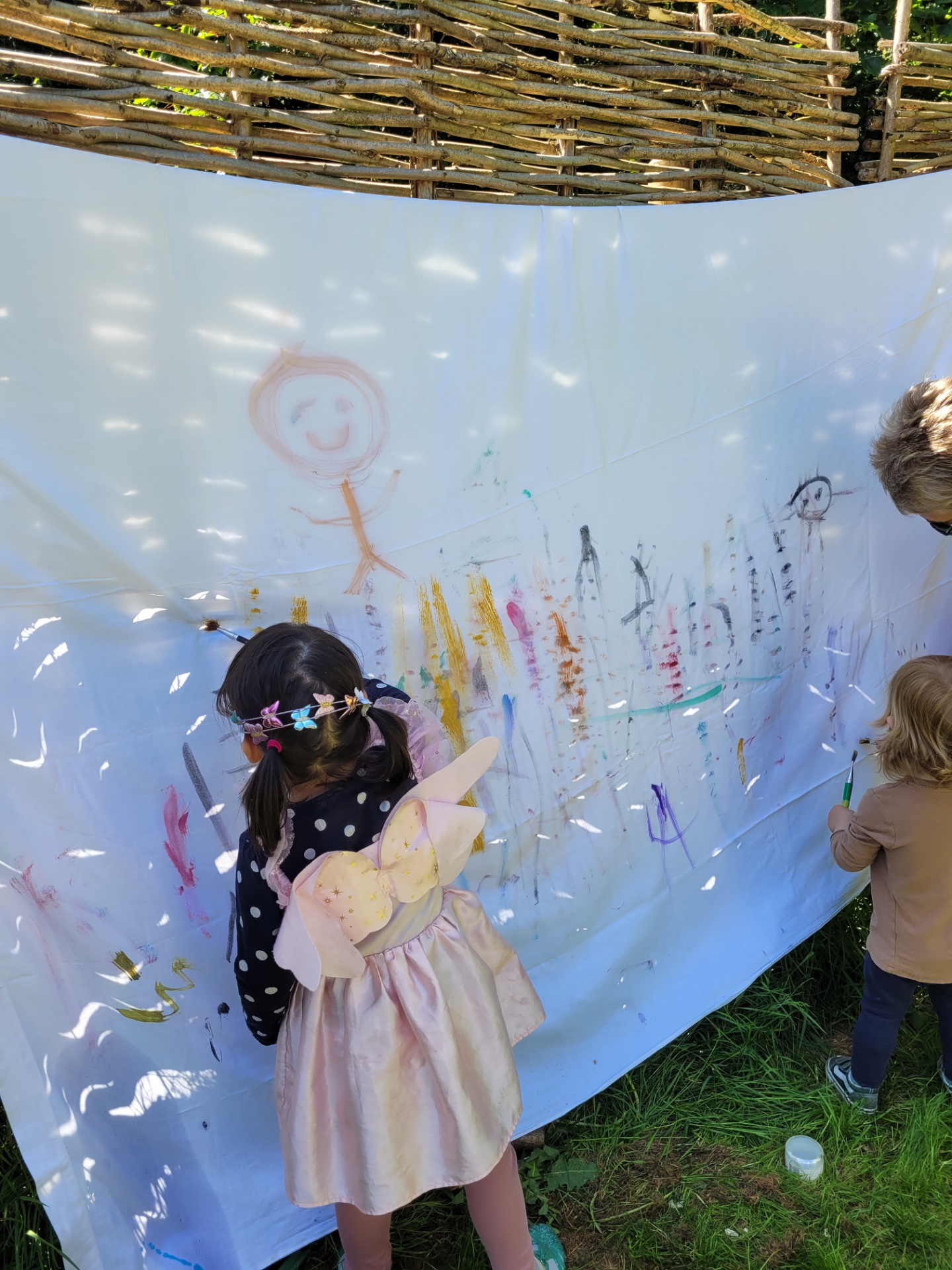 Wharf weenies block mentored by Forest school and early years consultant
