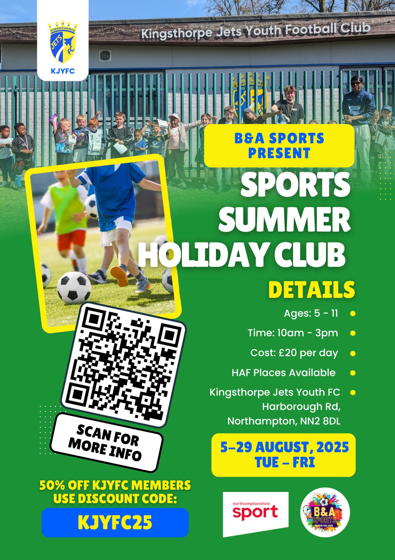 Believe & Achieve - Kingsthorpe Jets block mentored by Believe and Achieve Sports