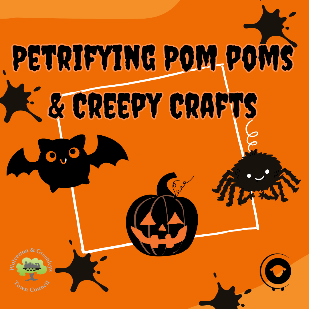 Petrifying Pom Pom's and Creepy Crafts block mentored by Black Sheep Collective CIC 