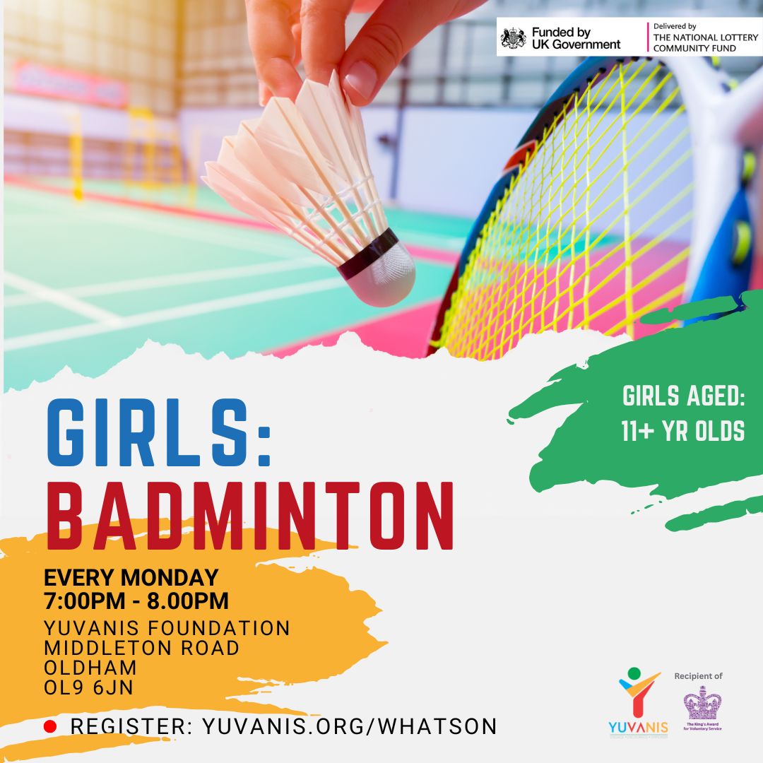 Girls' Badminton Training block mentored by Yuvanis Foundation