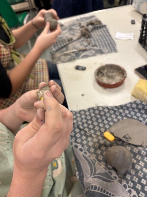 Creative Clay block mentored by Fairkytes Arts Centre