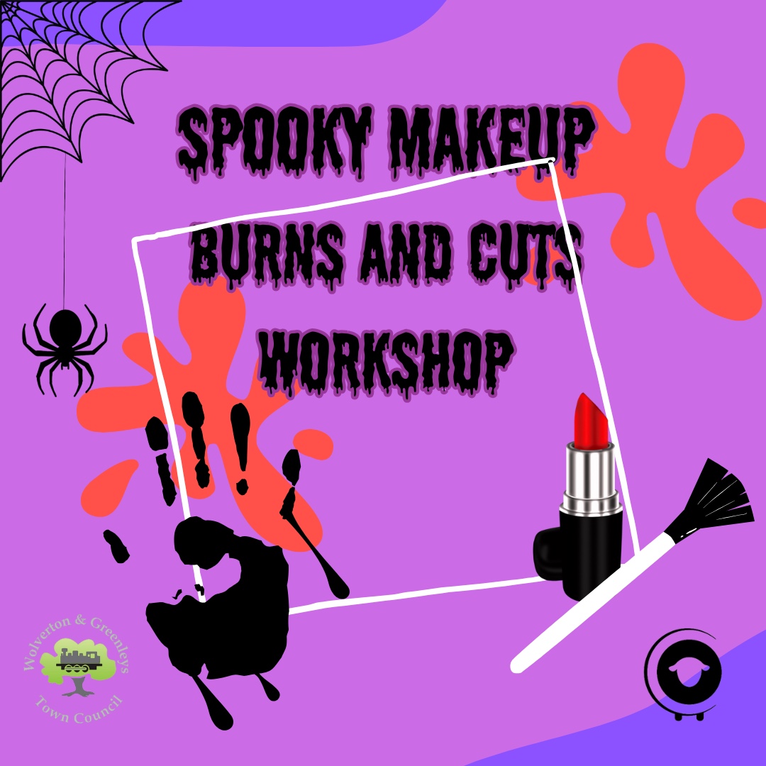 Spooky Makeup Cuts and Burns Workshop block mentored by Black Sheep Collective CIC