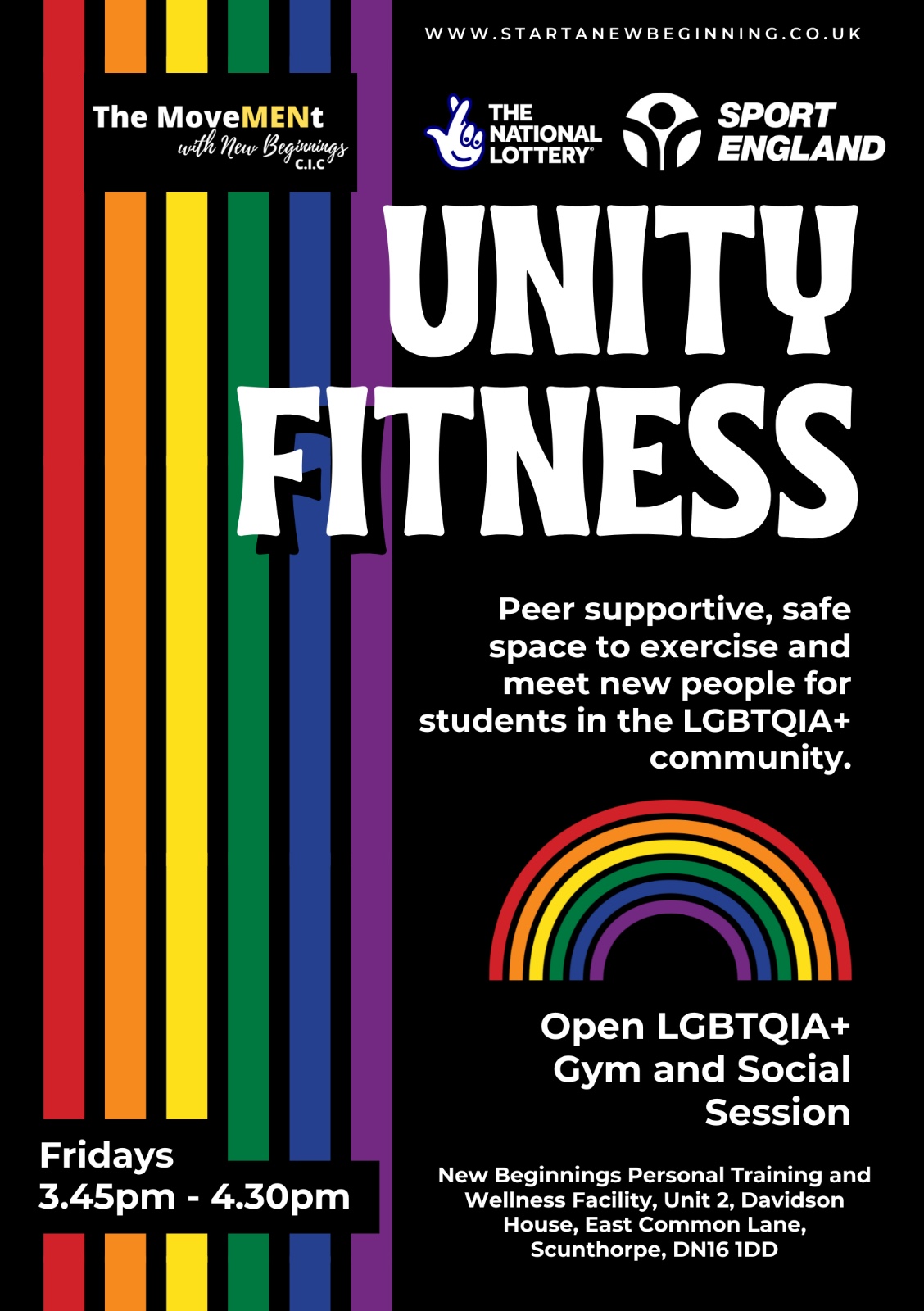 Unity Fitness block mentored by The MoveMENt New Beginnings C.I.C
