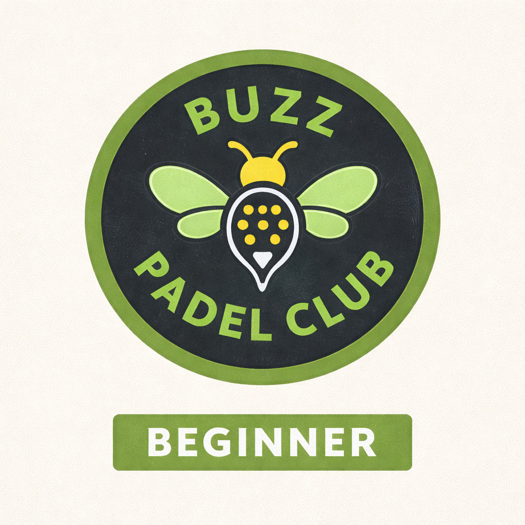Buzz Padel Club Beginner Tournaments block mentored by Buzz Padel Club