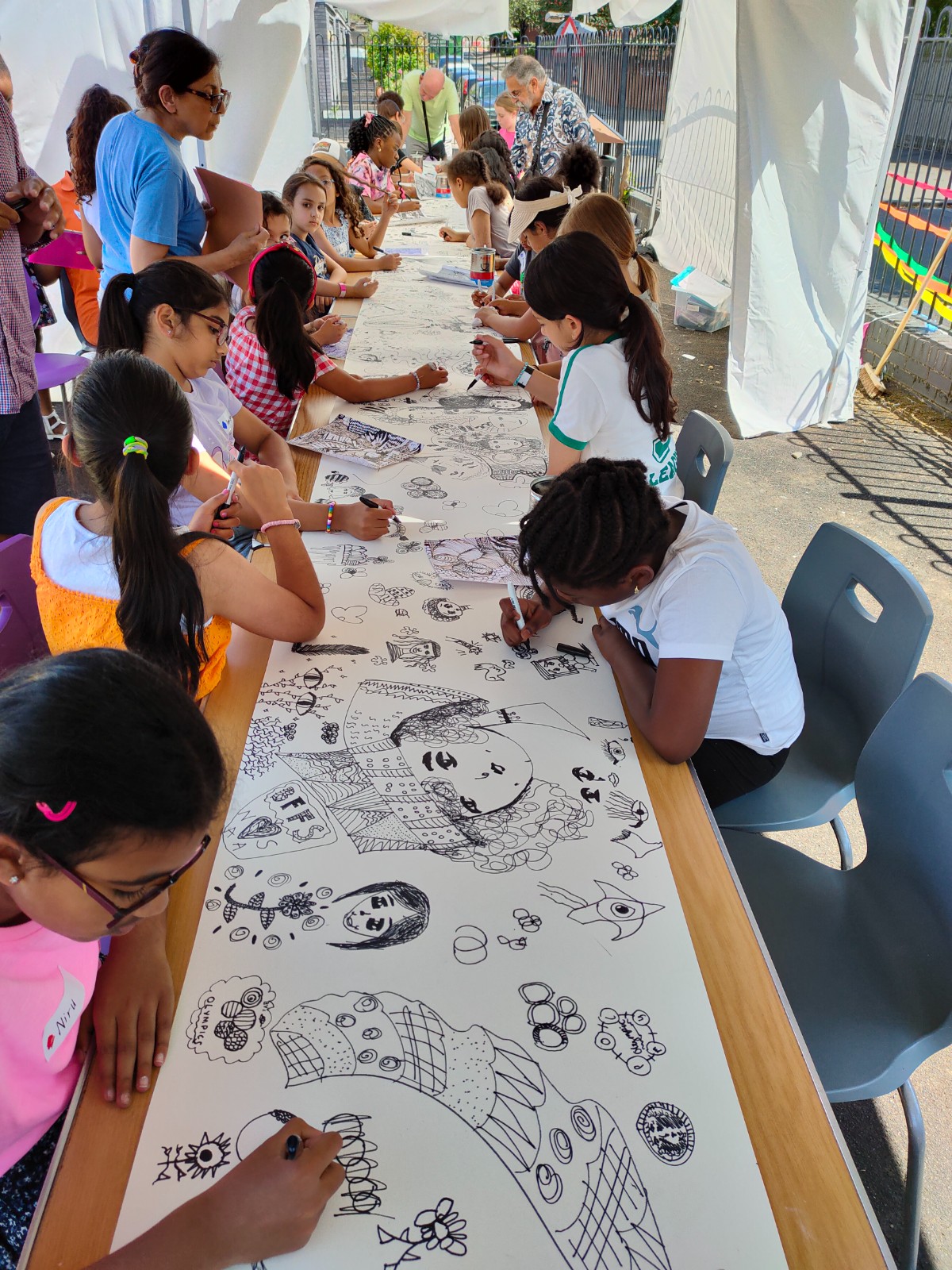 WSF 5 - 7 Summer Scheme 2025 block mentored by West Silvertown Foundation