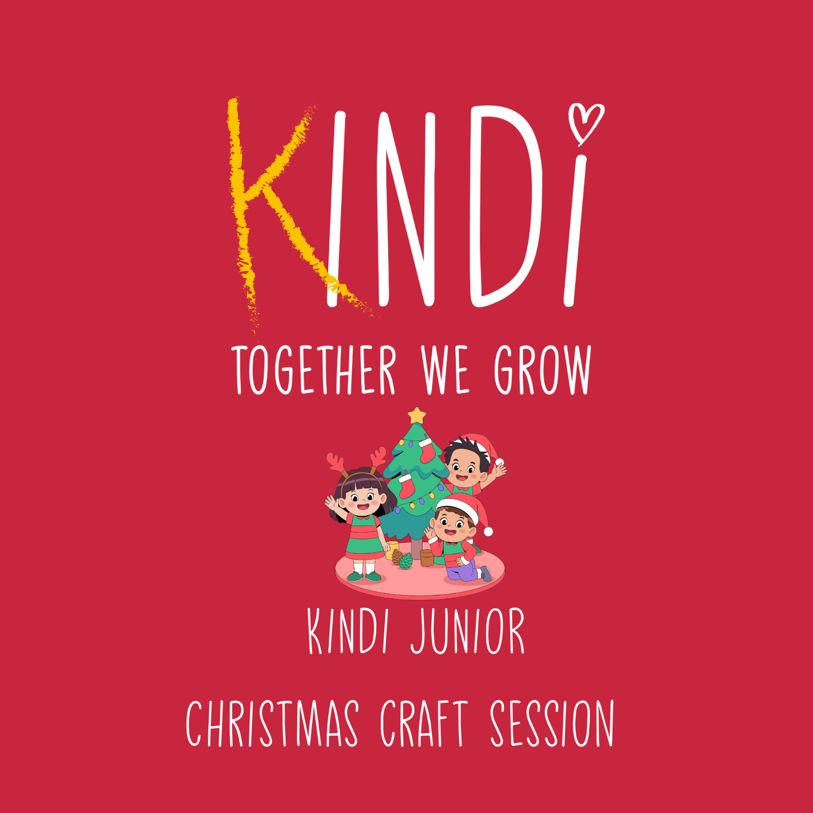 Christmas CREATIVE Session @ Kindi Club Junior block mentored by Project Indi