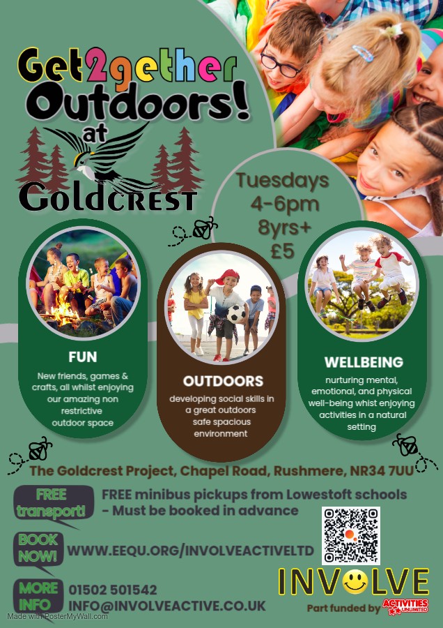 Get2gether Outdoors social clubs block mentored by Involve Active Ltd