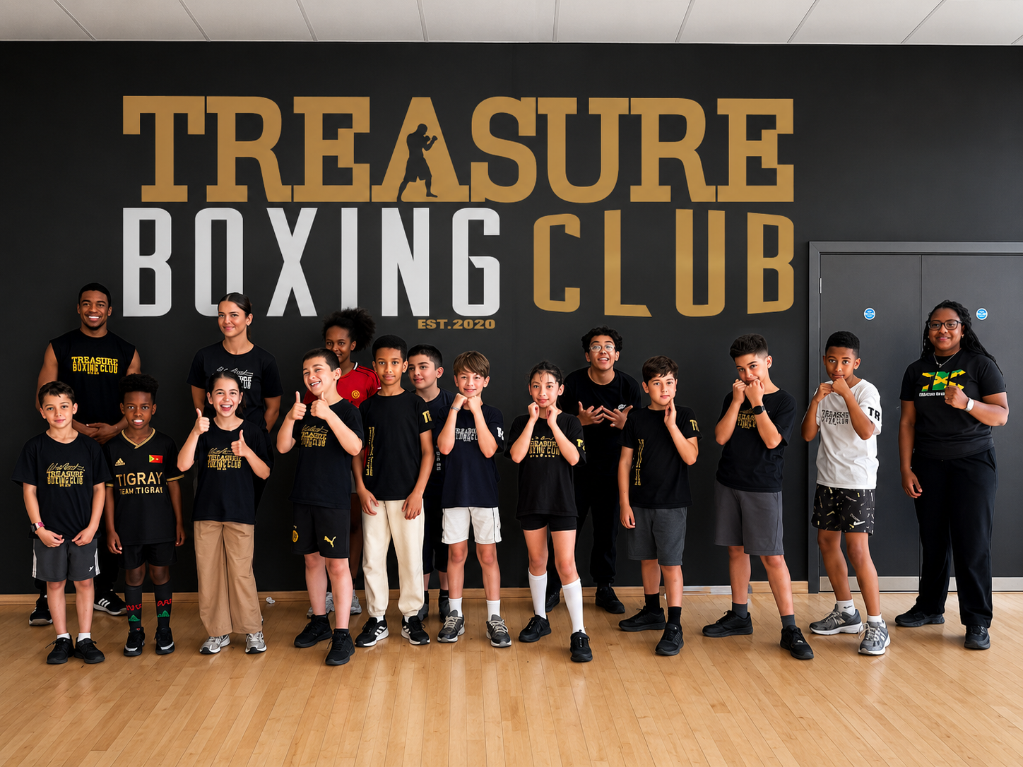 Southwark Summer Boxing Camp block mentored by Treasure Boxing Club