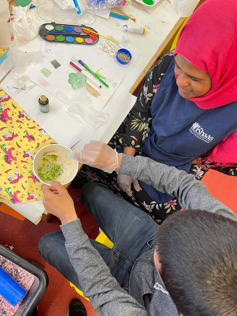 Easter Play scheme block mentored by khaas