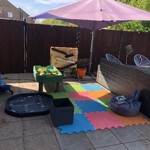 Fun filled childcare session block mentored by Summers childcare