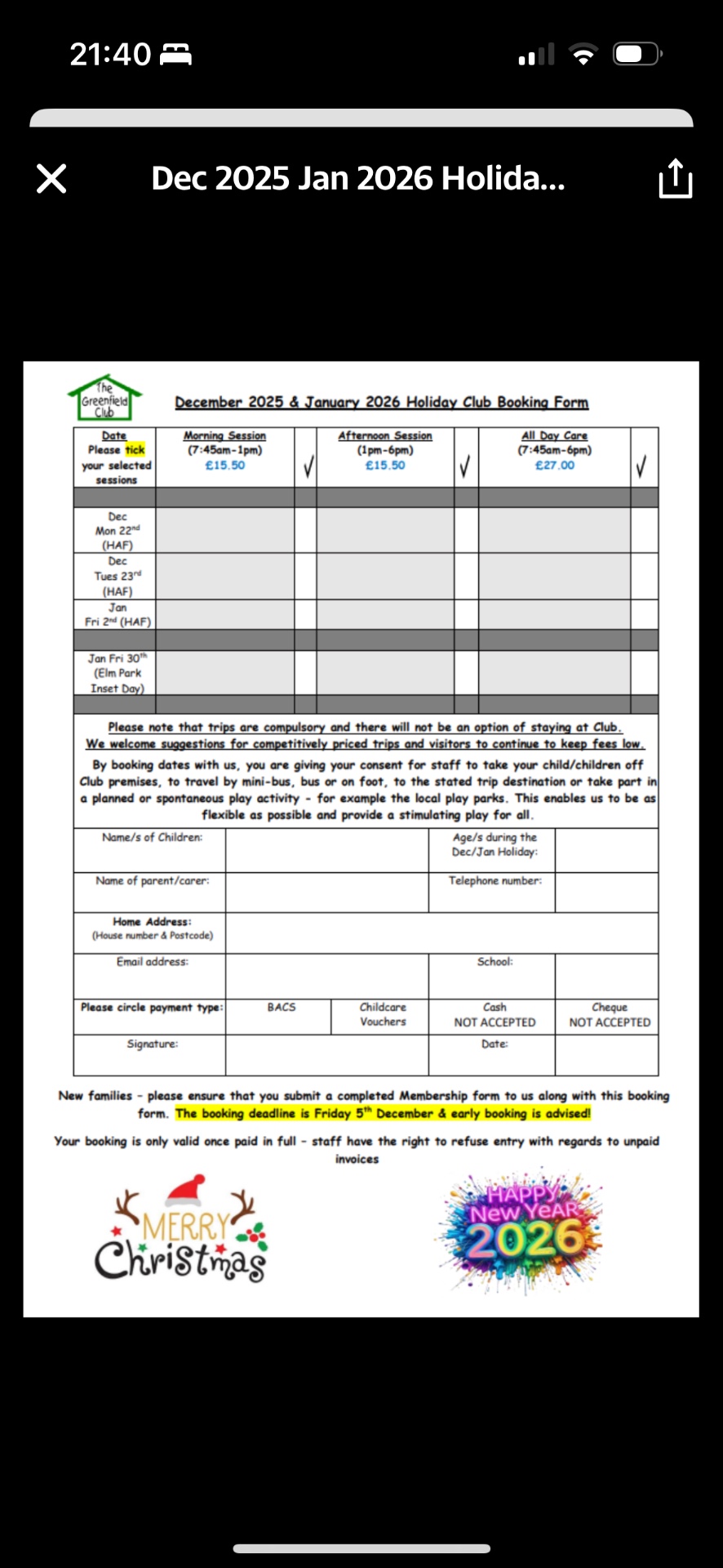 The Greenfield Club (BS36 1NJ) - image 3