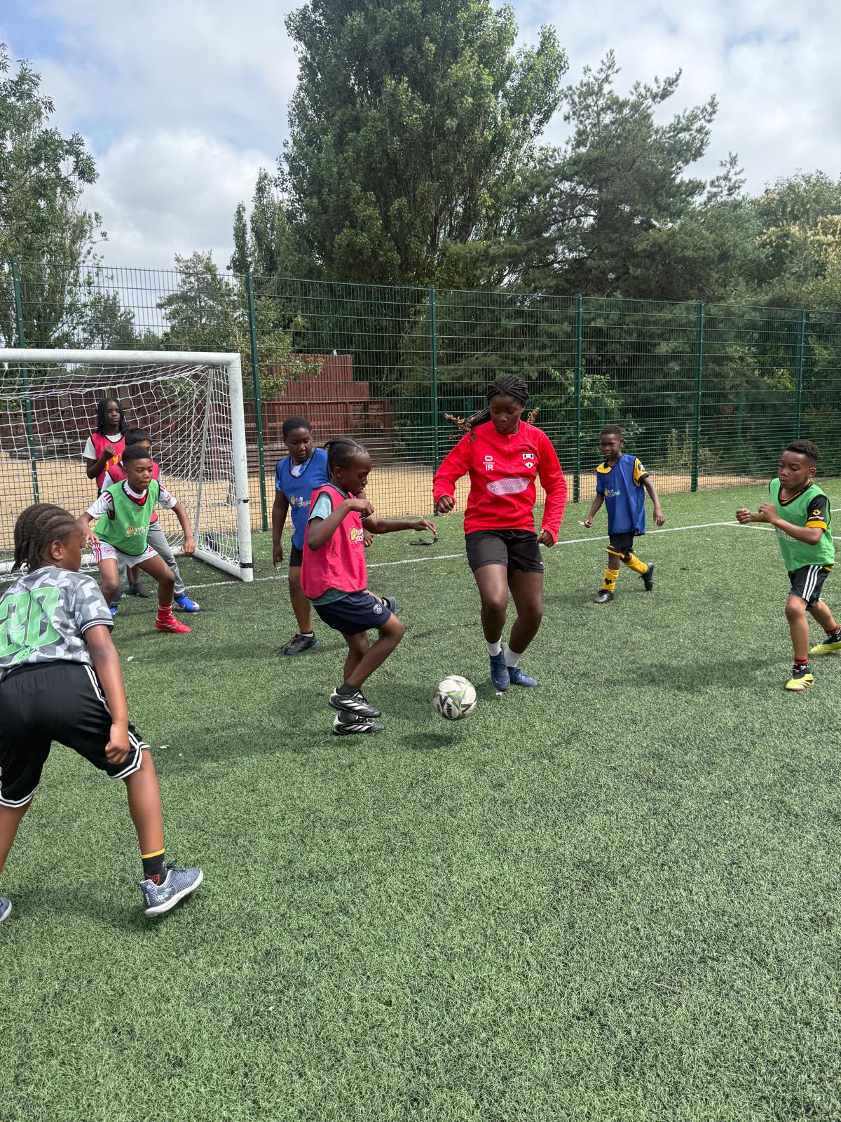 Kixx October Football & Activities Club block mentored by Kixx