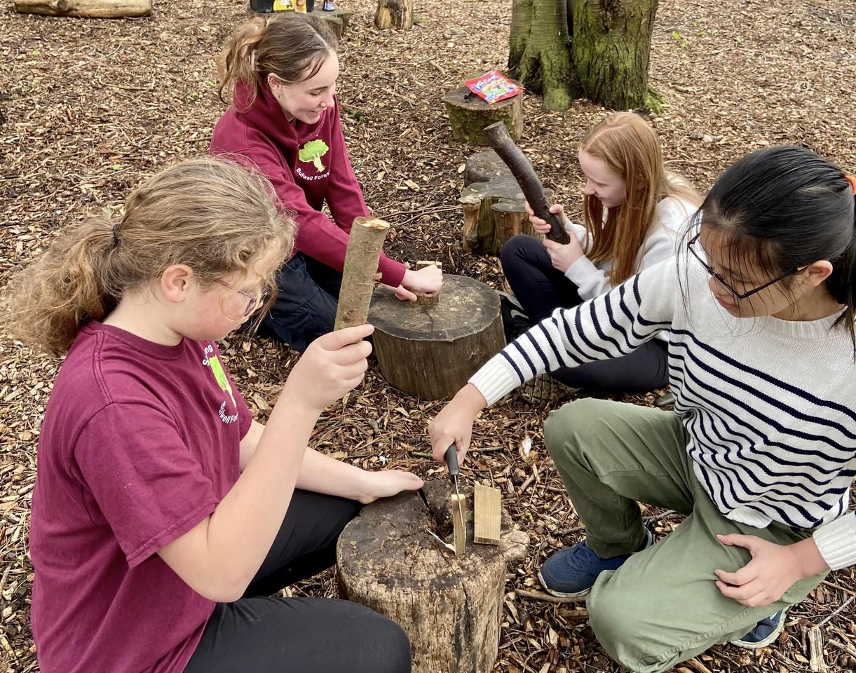 Survival Skills Teen Challenge block mentored by Bulwell Forest Garden