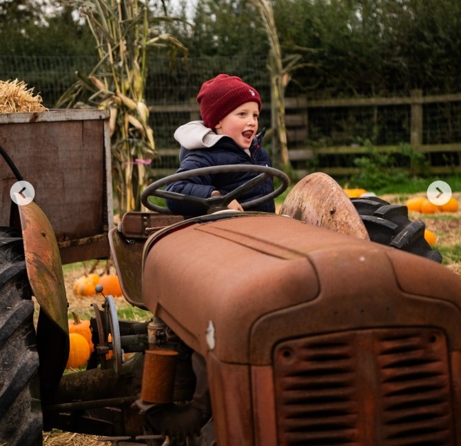 Action for Children Family Pumpkin Picking block mentored by Action for Children