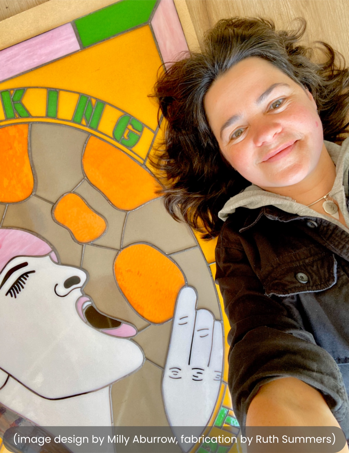 Half & One Day Stained Glass Workshop block mentored by Blue Skies Glass Studio - Ruth Summers