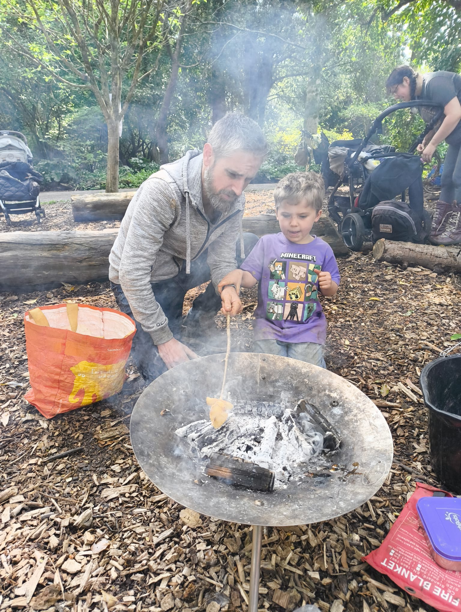 1/2 Term Seedlings@Glantawe Riverside block mentored by Forest School SNPT