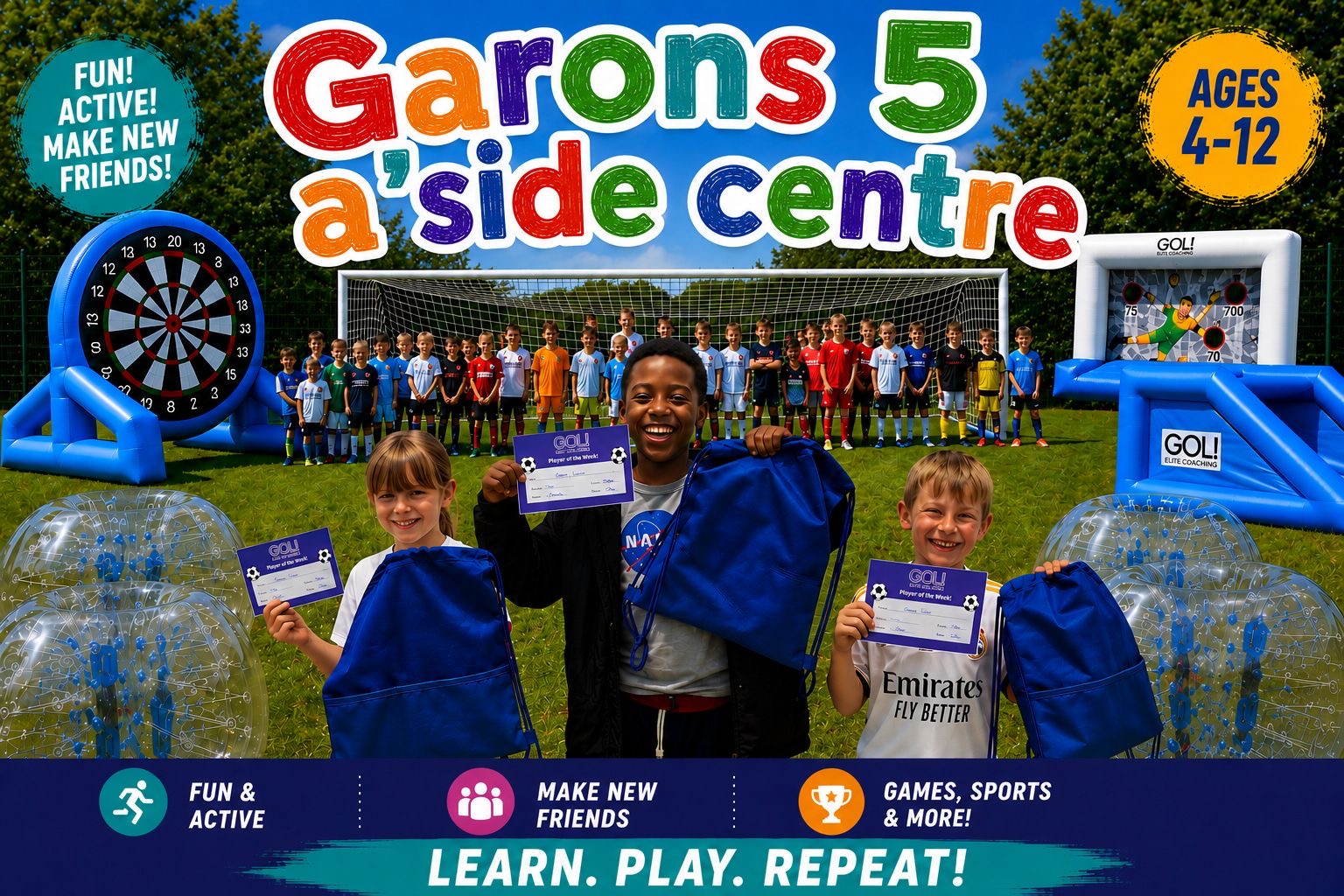 Gol Elite Camp @ Garons 5 a Side Centre block mentored by Gol Elite Coaching LTD