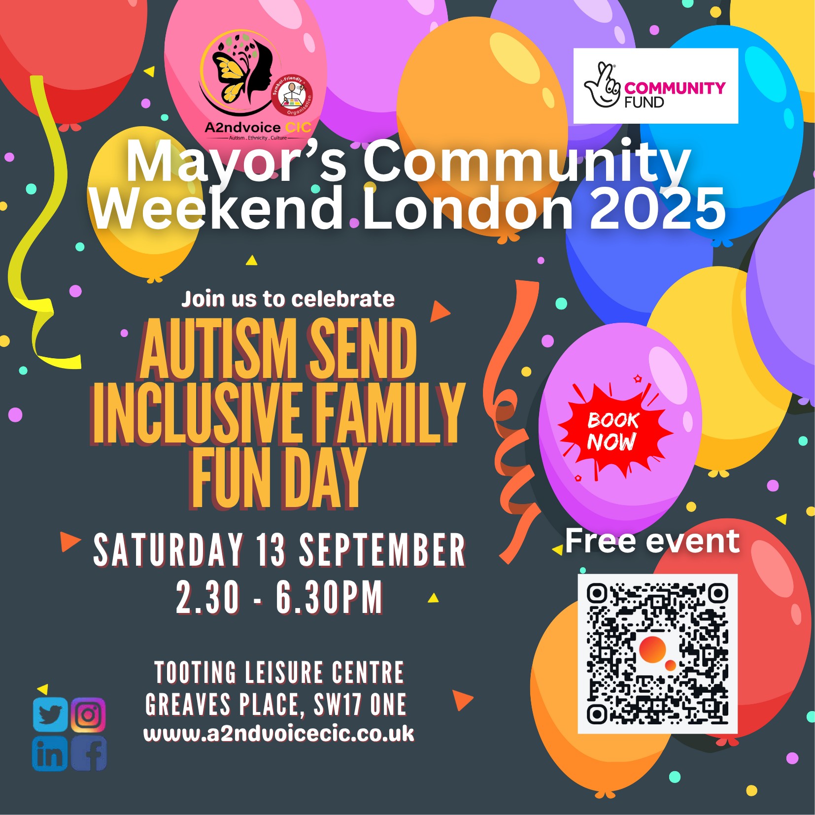 Autism SEND Inclusive Family Fun Day block mentored by A2ndvoice cic