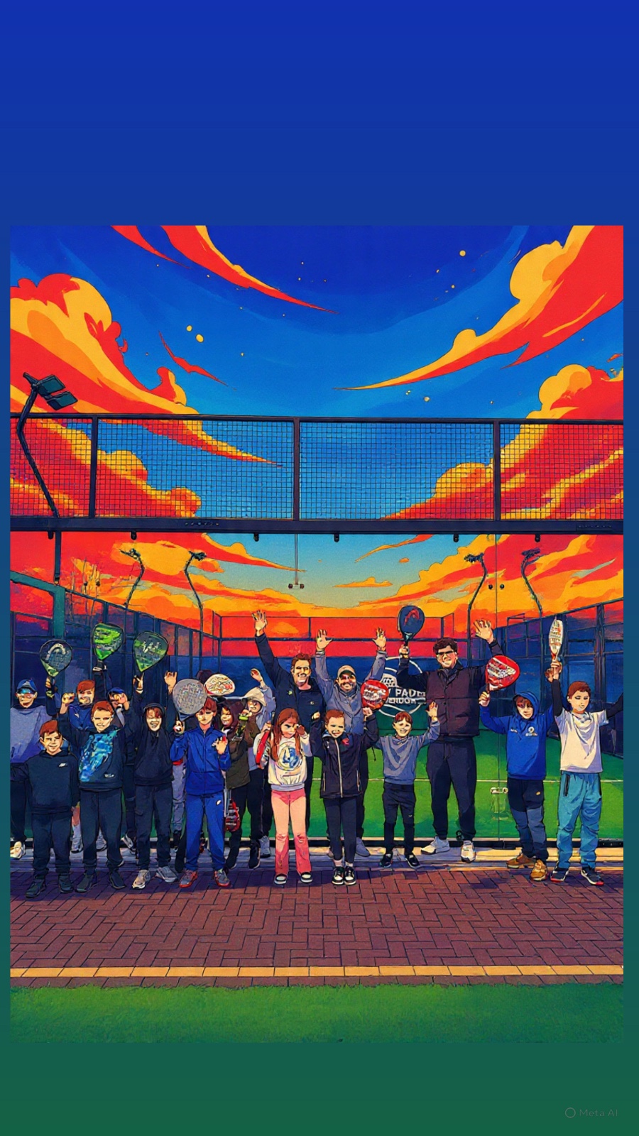 Grendon Padel & Multi Activity Camp block mentored by Northampton Tennis CIC