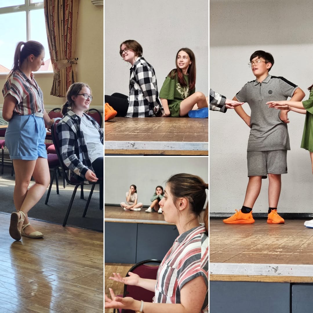 Creative Burntwood Holiday Workshops block mentored by Lichfield Garrick Theatre