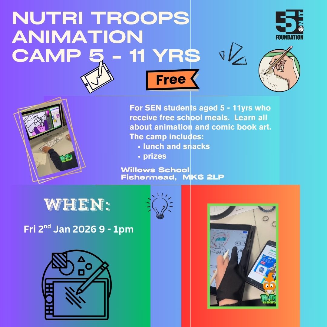 SEN ANIMATION WORKSHOP 5 - 11YRS block mentored by 5 On It