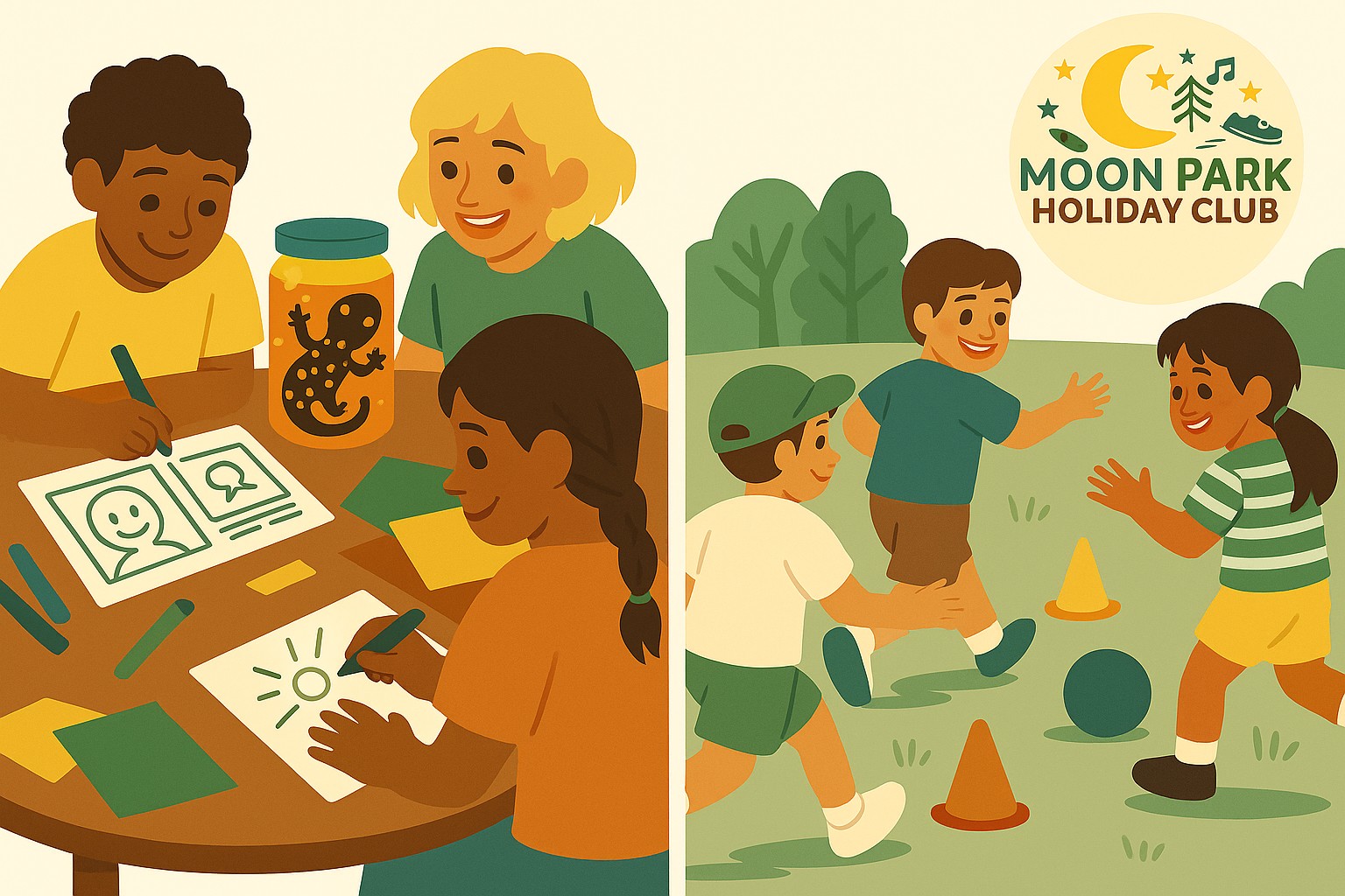 Moon Park Holiday Club in Bromyard :-) block mentored by Moon Park Holiday Club