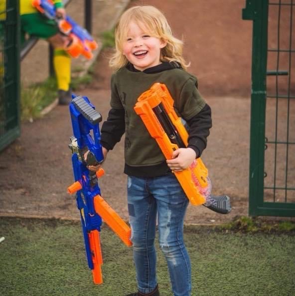 Carousel of Fun & NERF Battles Camp block mentored by Active Future East London