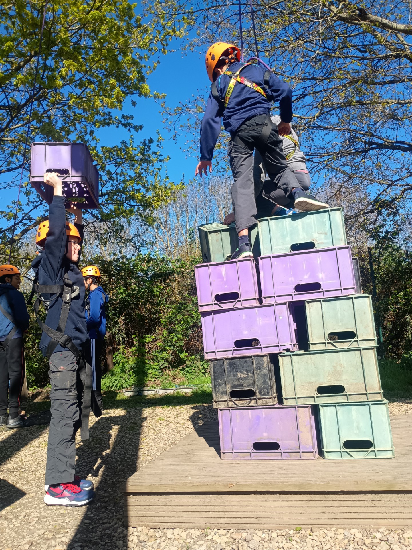 LOPC - HAF Club - Over 8s block mentored by Leicester Outdoor Pursuits Centre