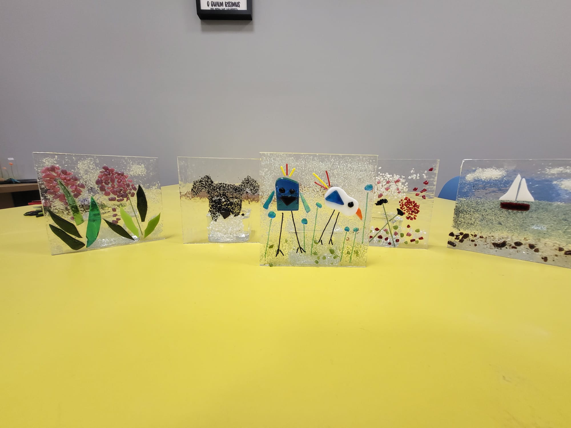 Glass Fusing block mentored by Re-Utilise