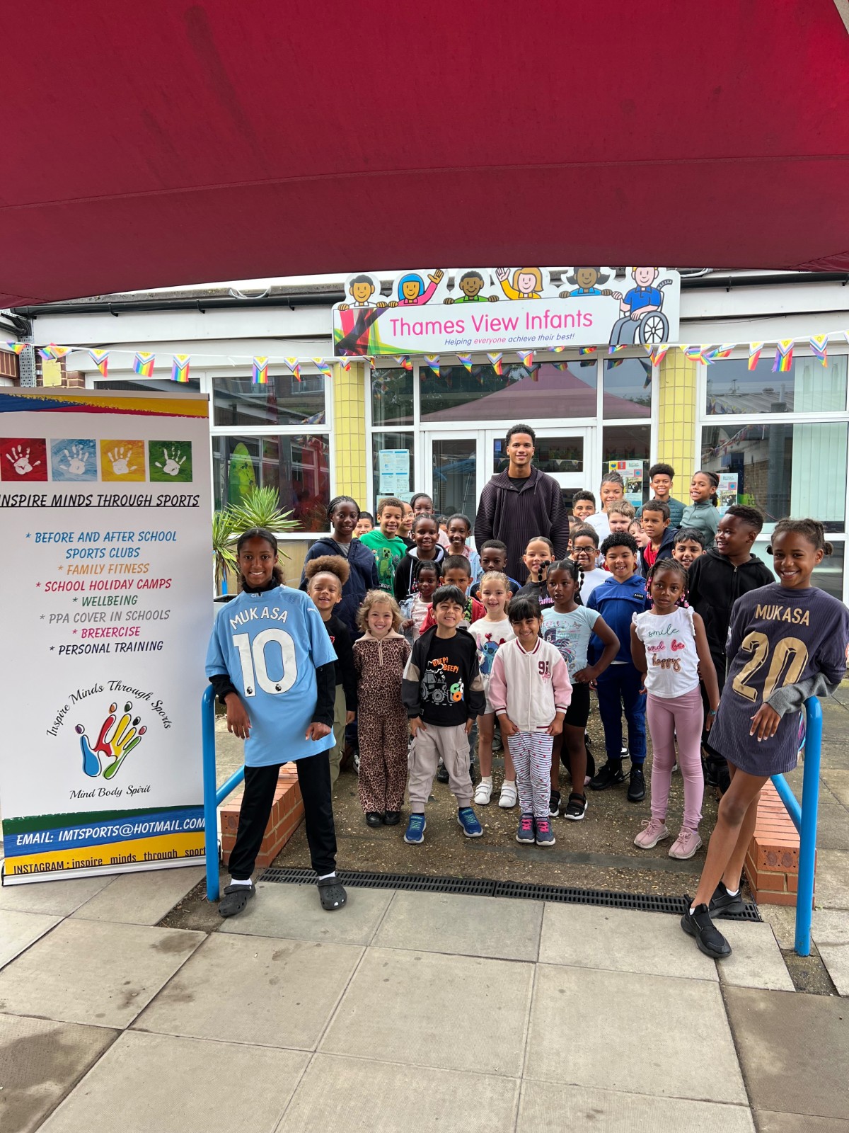 Inspire  Minds Camp -Thames View Infants block mentored by Inspire Minds Through Sports