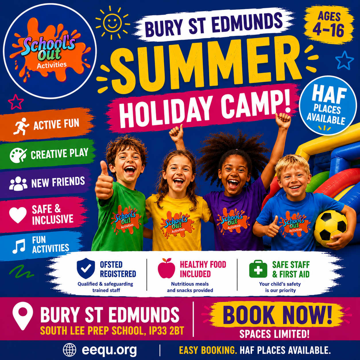School's Out Activities -Bury St Edmunds block mentored by School's Out Activities