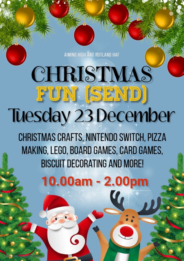 Christmas Fun (SEND) block mentored by Aiming High