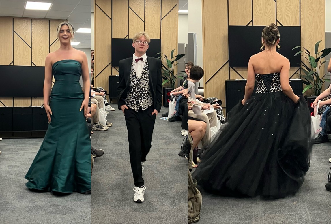 Prom Outfit Launch Party block mentored by Stockton-on-Tees Borough Council