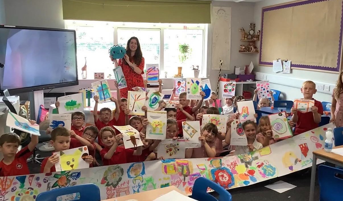 Fred Moore Library: Happy Doodles Workshop block mentored by Hull Libraries