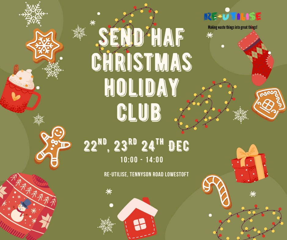 SEND RE-PLAY Re-Utilise Chirstmas Club block mentored by Re-Utilise
