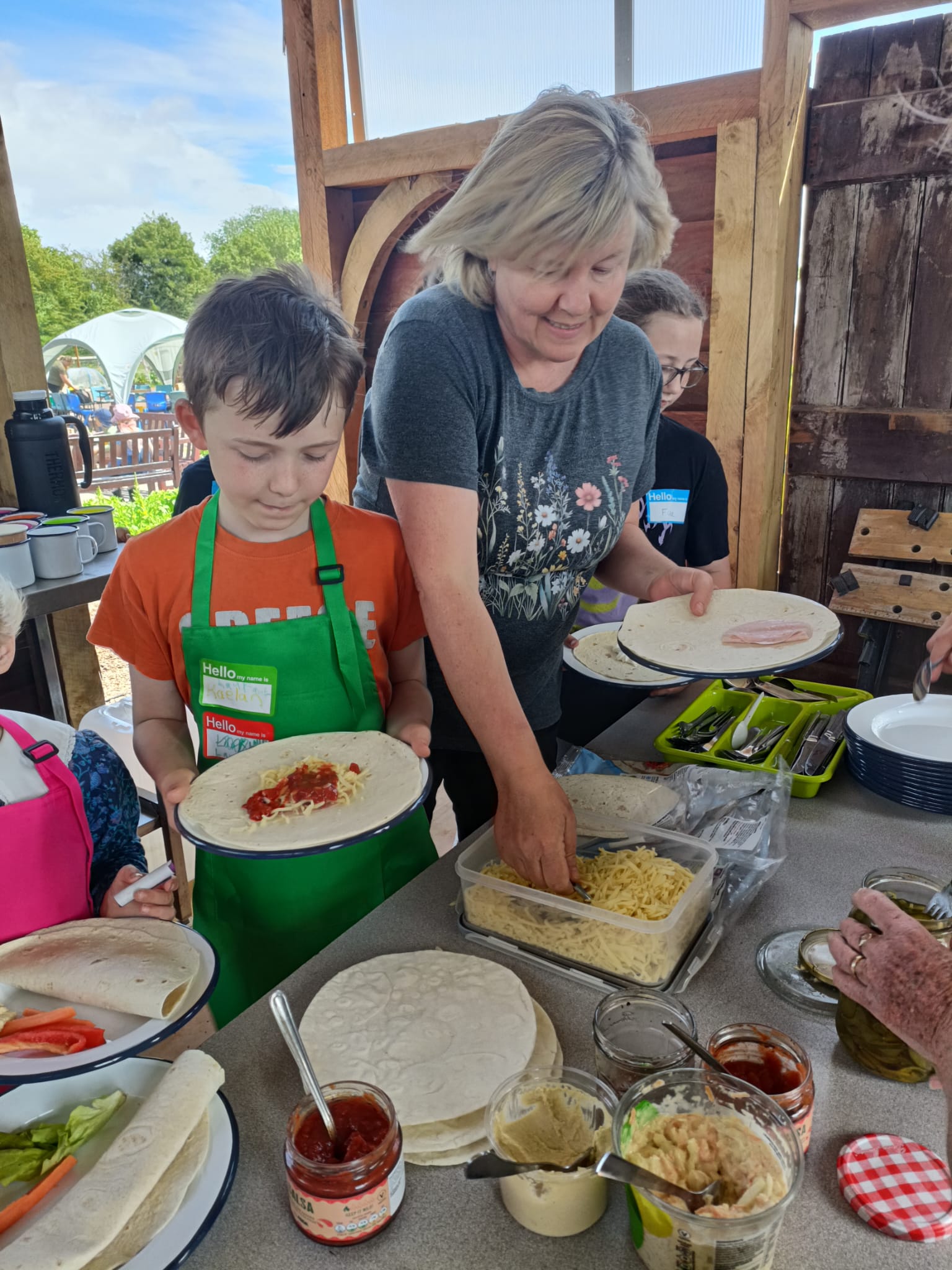 Pizza & The Dragon block mentored by Growing Local CIC