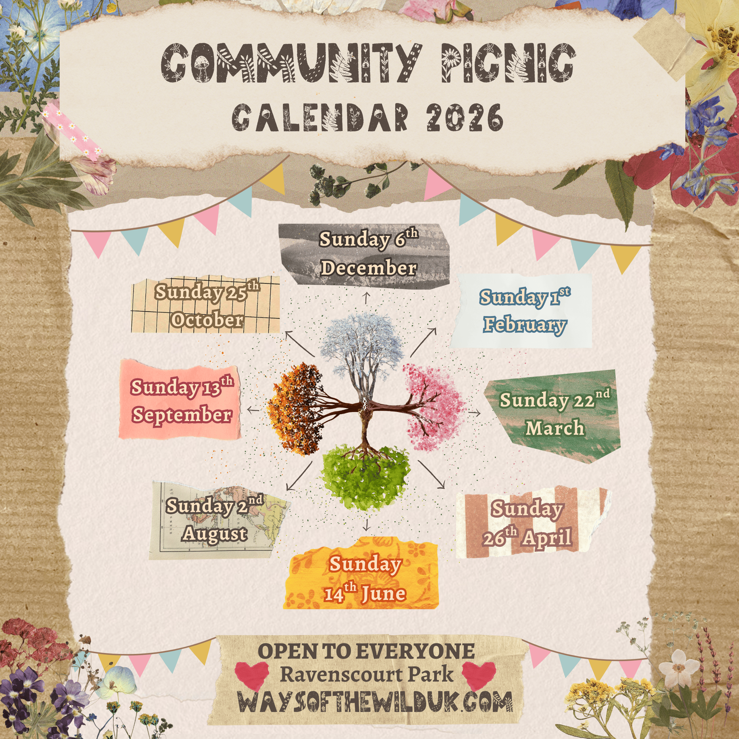 Community Picnic block mentored by Ways of the Wild UK