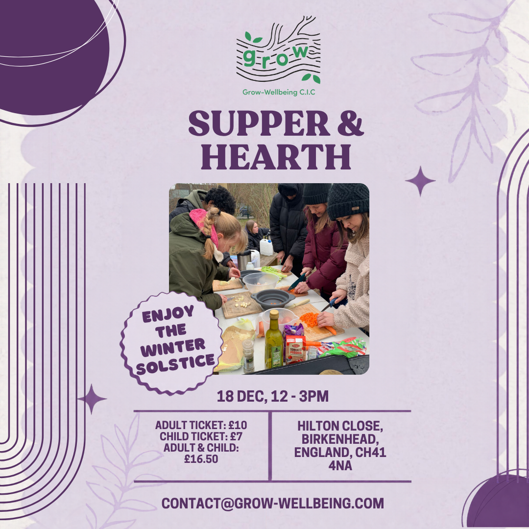 Supper and Hearth block mentored by Grow-Wellbeing C.I.C