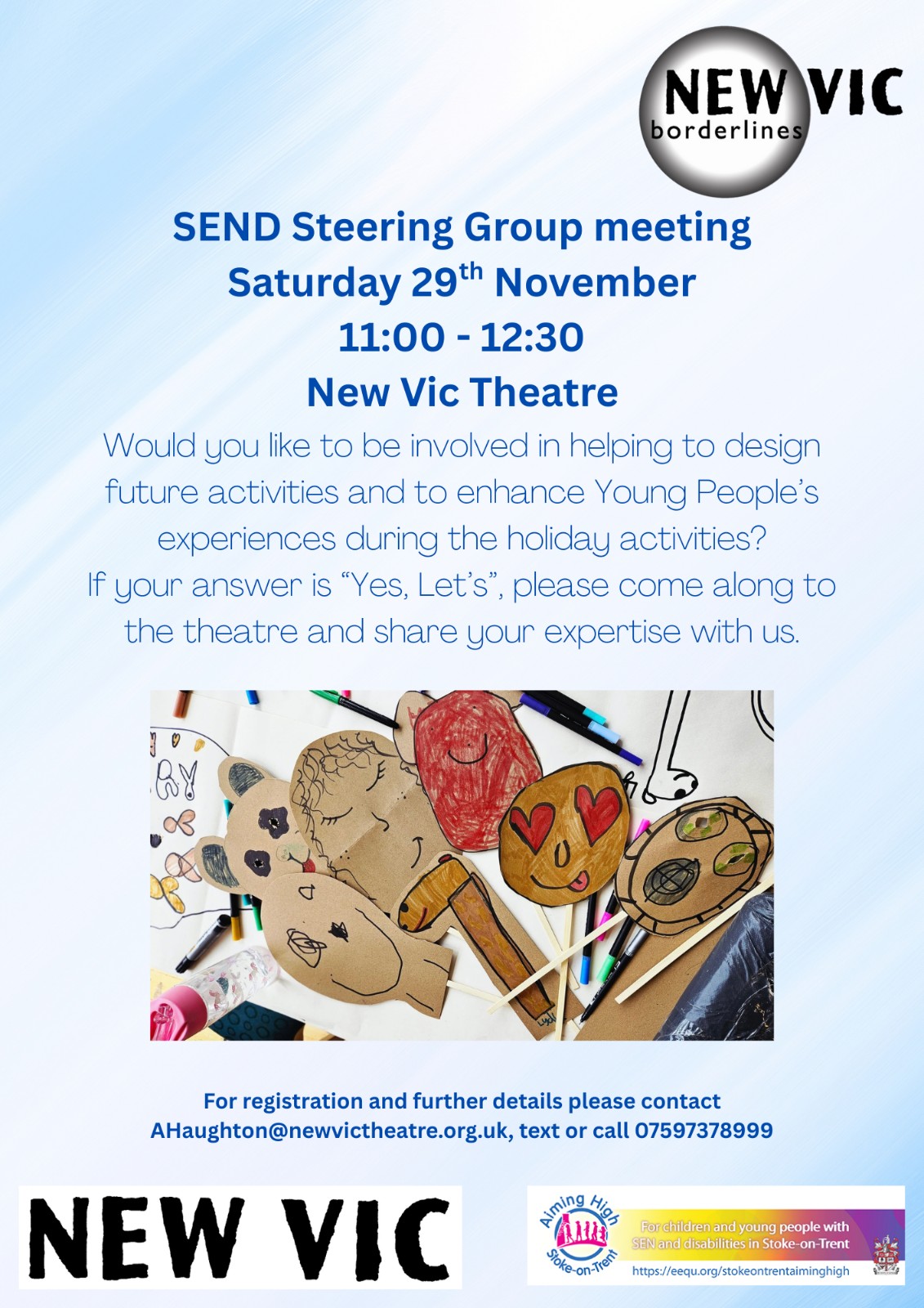Yes Let's Steering Group Meeting block mentored by New Vic Theatre