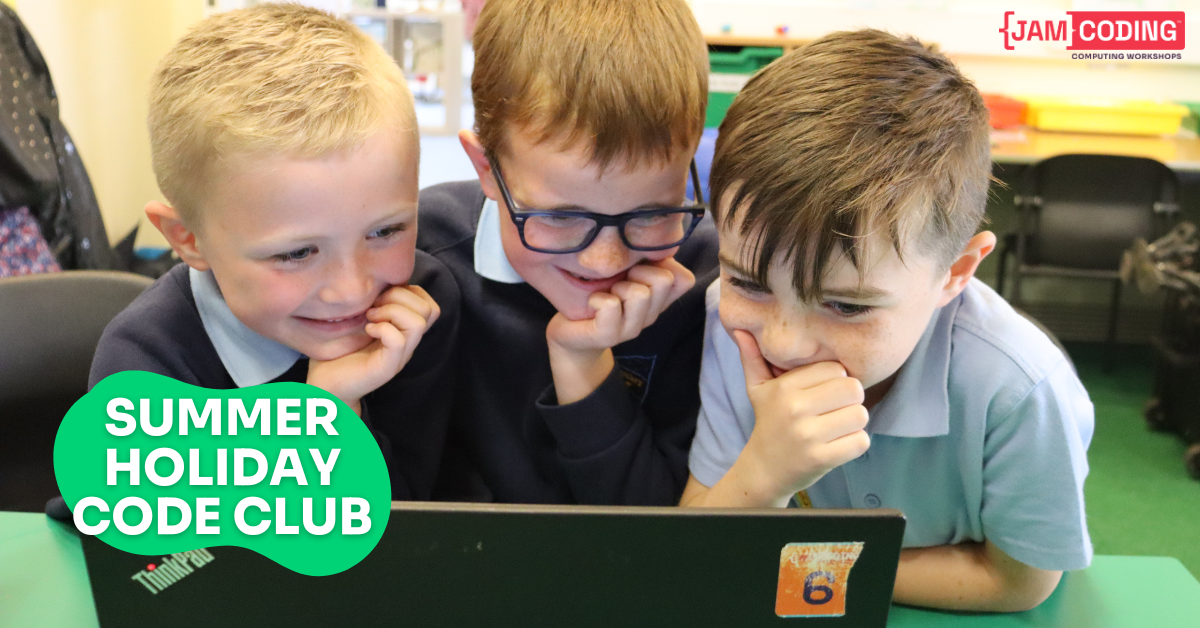Jam Coding Tech & Minecraft Holiday Club block mentored by Jam Coding (Black Country & Wyre Forest)