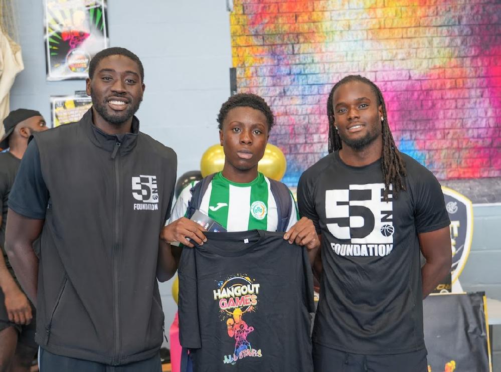 5 On It Hang Out Football Camp block mentored by 5 On It